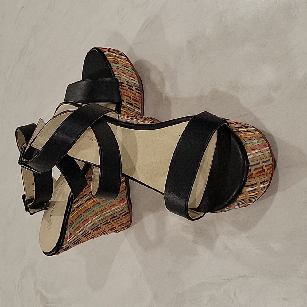 Getmorebeauty Platform Anklewrap Sandals